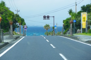 屋久島の道路